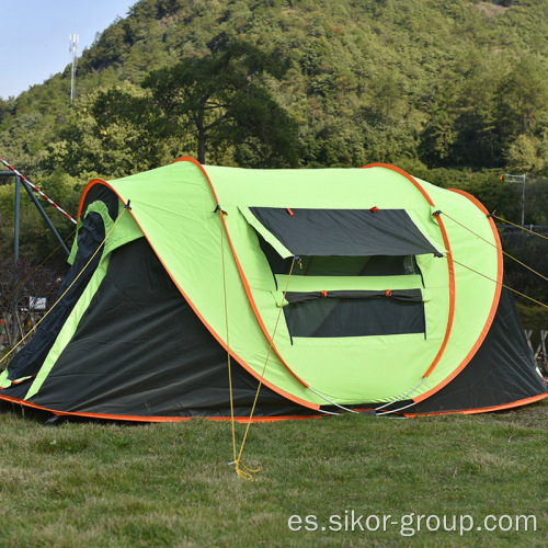 Carga portátil al aire libre Camping Tienda de botes a prueba de lluvia de 3 a 4 personas Tienda de privacidad de pesca automática